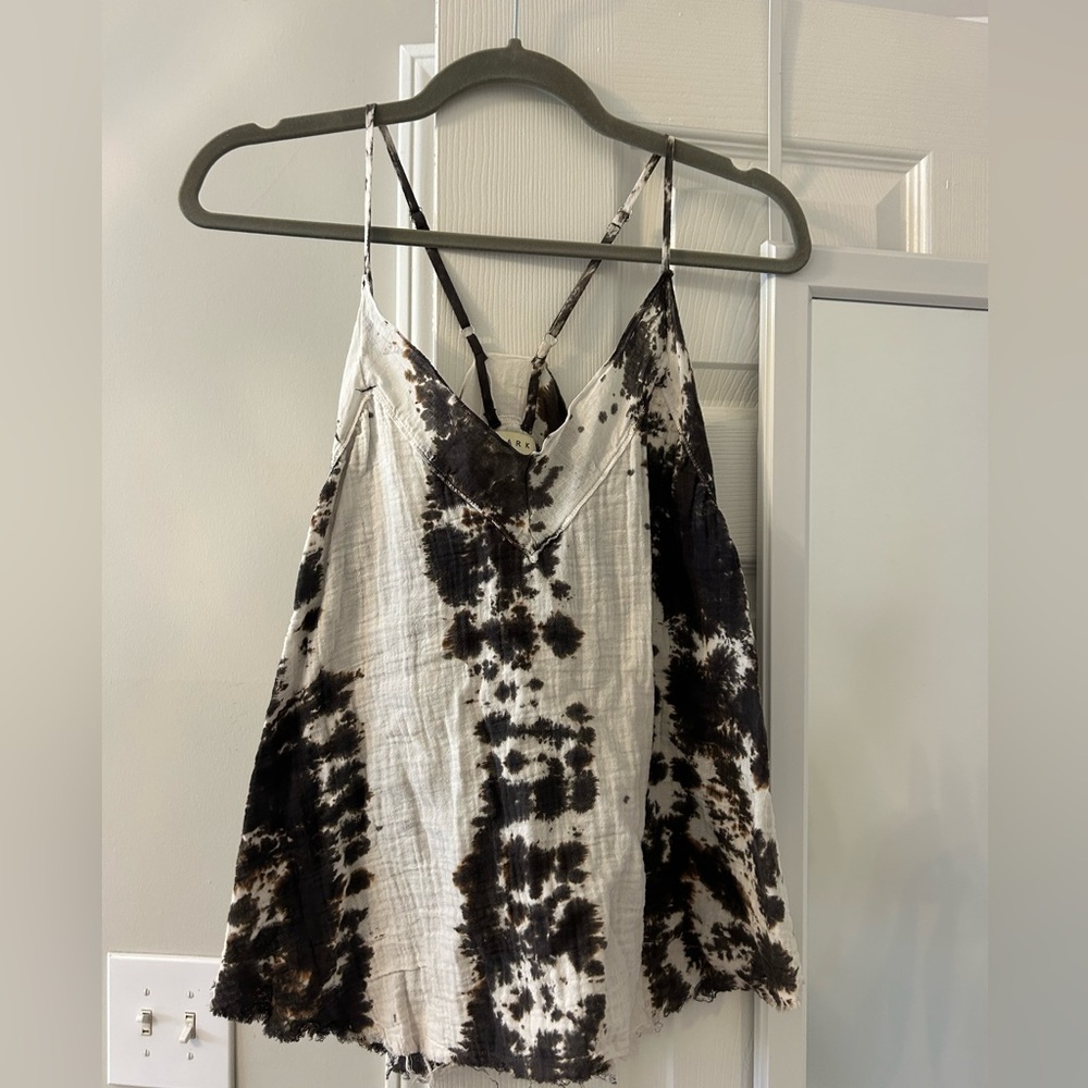 Stark X tie dye gauze tank top, size XS